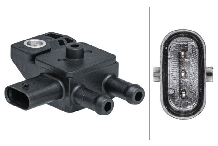 Abgasdrucksensor (anzahl der Pins: 3) passt zu: BMW 1 (F20), 1 (F21), 2 (F22,...
