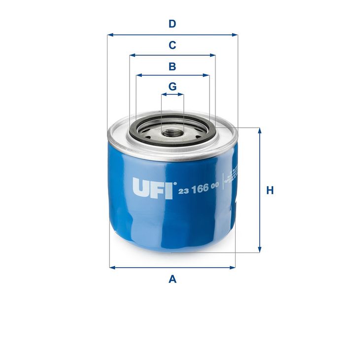 Ölfilter, anschraubfilter (3/4Zoll-16) passt zu: ALFA ROMEO 145, 146, 155, AR...