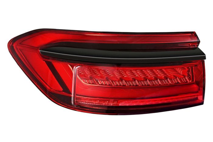 Lampe hinten L (äußerer Teil, LED, glasfarbe geräuchert) passt zu: AUDI A8 D5...