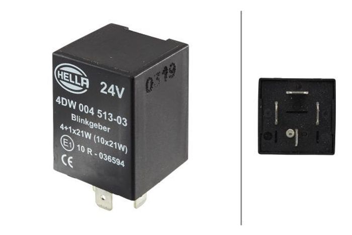 Blinkerunterbrecher (24V; anzahl der Pins: 4; 4+1x21(10x21W)) passt zu: MERCE...