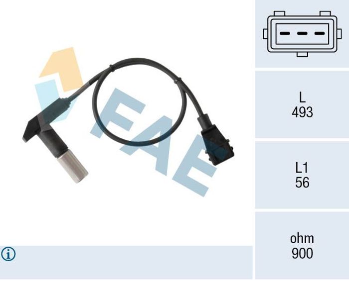 Kurbelwellensensor passt zu: VOLVO 740, 760; ALFA ROMEO 155, 164, 90; BMW 3 (...