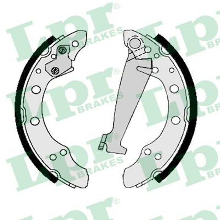 Bremsbacke passt zu: AUDI 100 C3, 100 C4, 80 B2, 80 B3, 80 B4, 90 B3, A2, COU...