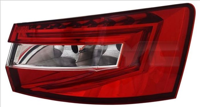 Lampe hinten R (äußerer Teil, LED, glasfarbe rot) passt zu: SKODA SUPERB III...