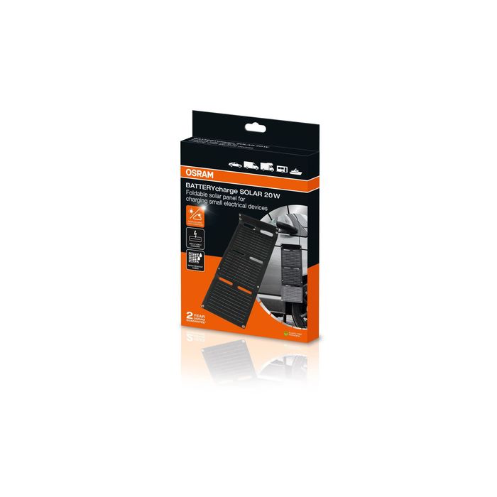 (EN) Solar charger BATTERYcharge SOLAR; OFSP20, ladespannung: 9 V, ladestrom: 1A