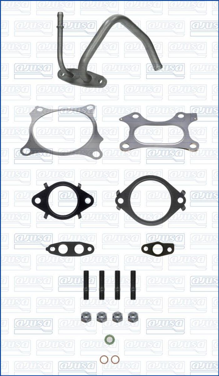 Montageset der Turbokompressors (mit Dichtungen) passt zu: HONDA CIVIC IX, CI...