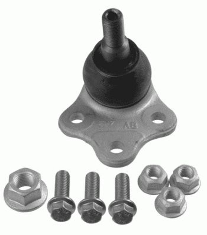 Schwingenbolzen vorne L/R (unten vorne) (kegeldurchmesser 22mm, mit Extras) p...