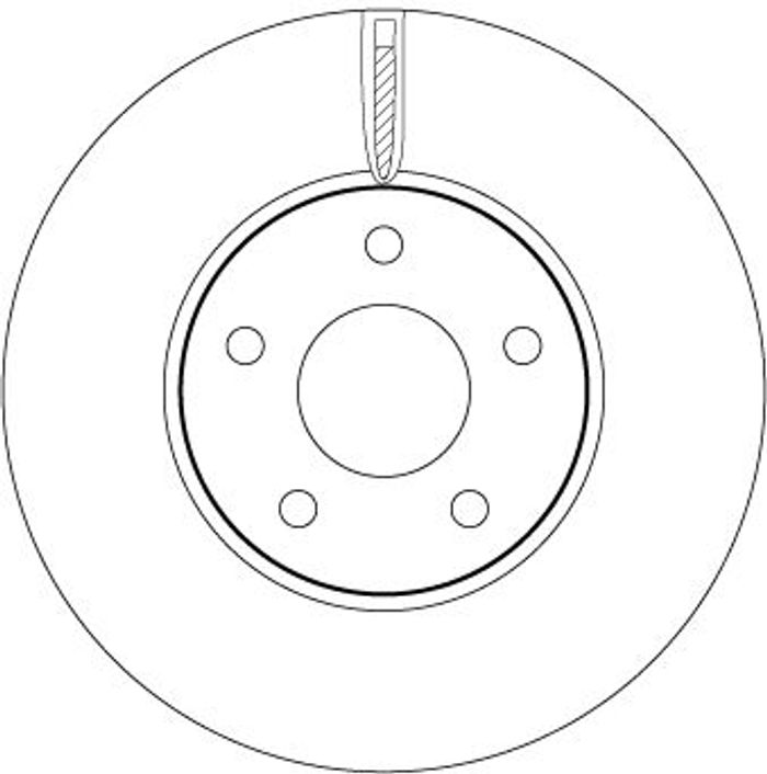 Bremsscheibe vorne L/R passt zu: FORD FOCUS IV 1.0-2.0D 09.18-11.25