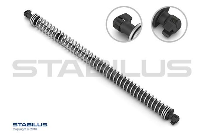 Gasfeder kofferraumdeckel R max. Länge: 610mm, hub:221mm (mit außenfeder) pas...