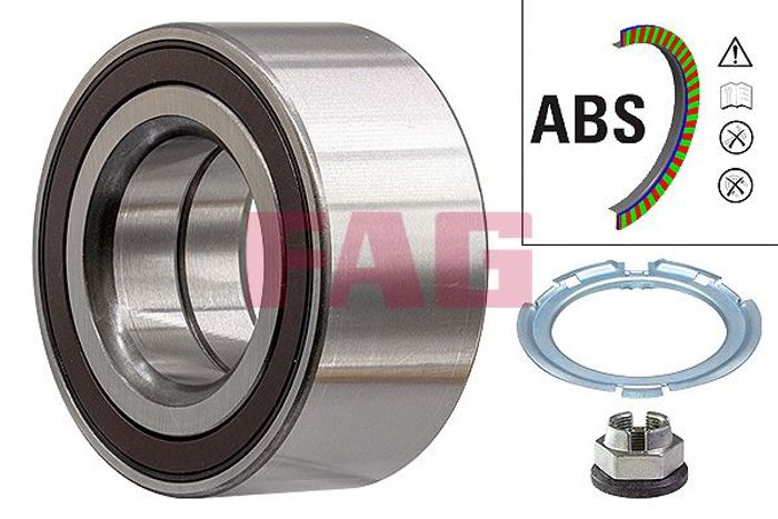 Radlagersatz vorne L/R (mit ABS) (45x86x39) passt zu: NISSAN PRIMASTAR; OPEL...