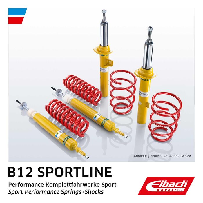 Federung- Set (B12 Pro-Kit) passt zu: CITROEN C2, C3 I 1.1-1.6 60-122 02.02-0...