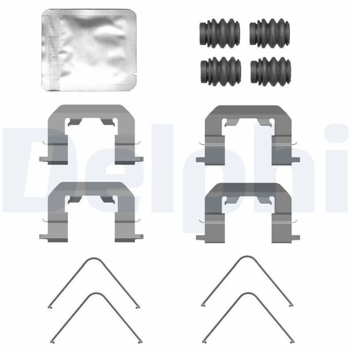 Montagesatz des Bremsklotzes vorne passt zu: KIA CARENS IV 1.6/1.7D/2.0 03.13