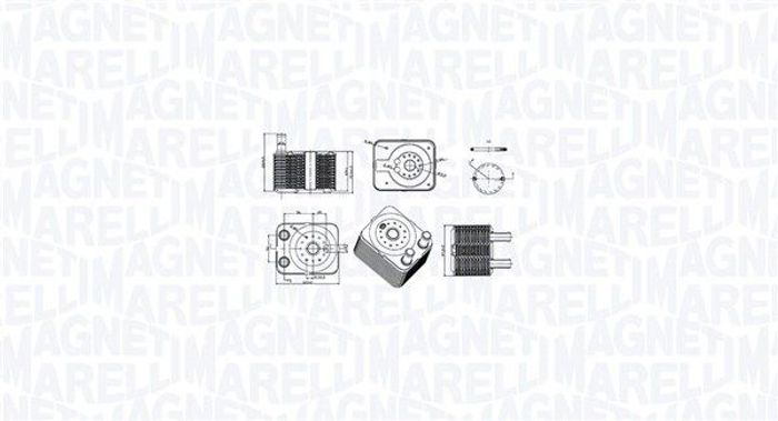 Ölkühler passt zu: AUDI A2, A3, A4 ALLROAD B8, A4 B5, A4 B6, A4 B7, A4 B8, A5...