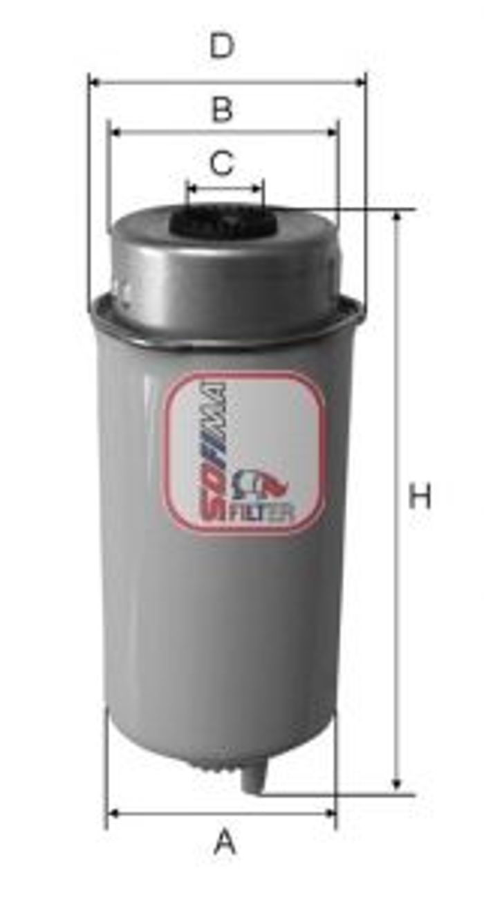Kraftstofffilter passt zu: LAND ROVER DEFENDER 2.2D/2.4D 10.06-02.16