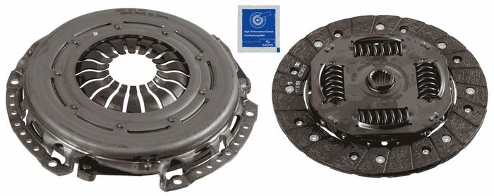 Kupplungssatz (kein Entriegelungslager, 220mm) passt zu: FORD B-MAX, ECOSPORT...