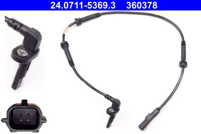 ABS-Sensor vorne L/R passt zu: DACIA DOKKER, LODGY, LOGAN II, LOGAN MCV II, S...