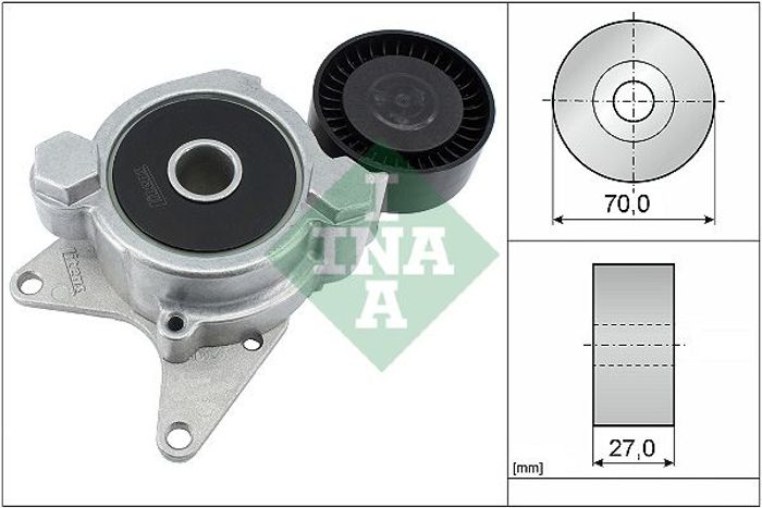 Keilriemenspanner passt zu: LEXUS IS II; TOYOTA AURIS, AVENSIS, COROLLA, CORO...