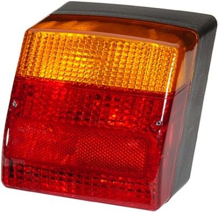 Lampe hinten L (P21W/R5W, 12V, gelb/rot, mit Blinker, mit Bremsleuchte, stand...