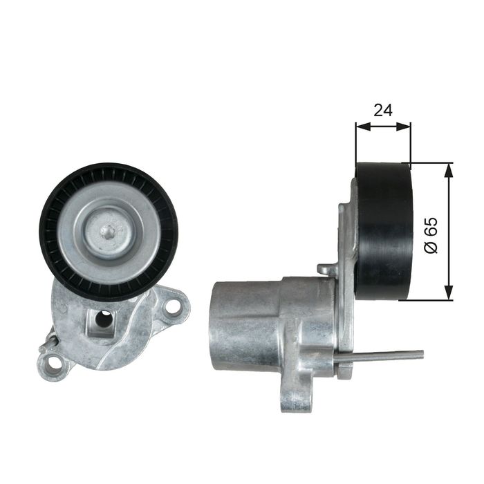 Keilriemenspanner passt zu: FORD B-MAX, C-MAX II, ECOSPORT, FIESTA VI, FIESTA...