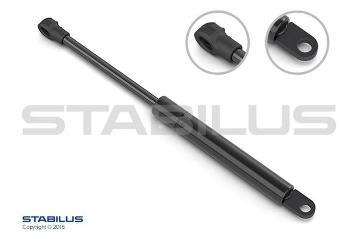 Gasfeder universal max. Länge: 196mm, hub:56mm