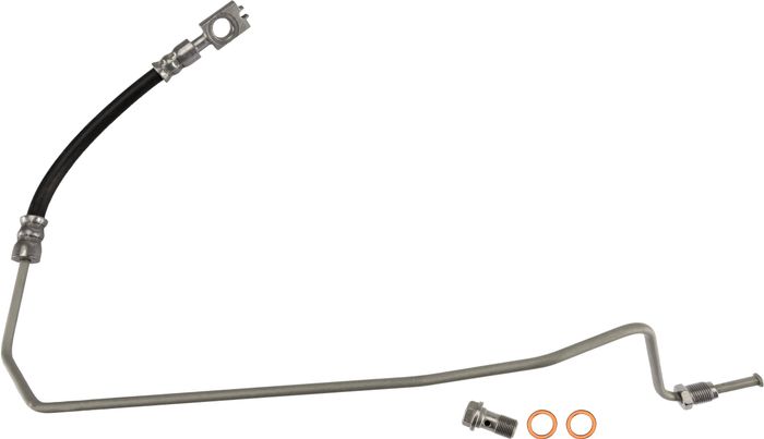 Bremsleitung elastisch hinten R (länge 190mm) passt zu: AUDI A6 C5; SKODA SUP...