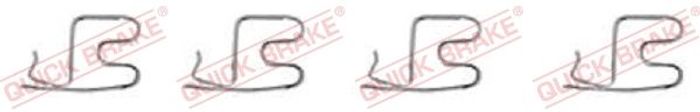 Montagesatz des Bremsklotzes hinten/vorne passt zu: VOLVO S40 I, V40; HONDA A...