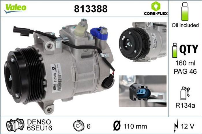 Klimakompressor passt zu: MERCEDES C (C204), C (W204), C T-MODEL (S204), CLS...