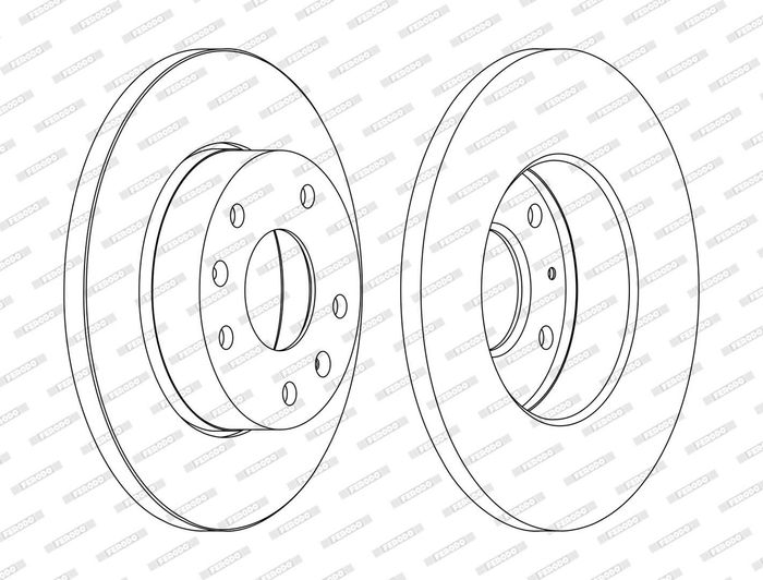 Kpl. Scheibenbremsen vorne L/R passt zu: LAND ROVER FREELANDER I 1.8/2.0D/2.5...