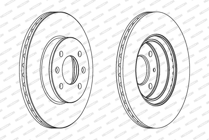 Kpl. Scheibenbremsen vorne L/R passt zu: HYUNDAI GETZ 1.1-1.6 09.02-12.10