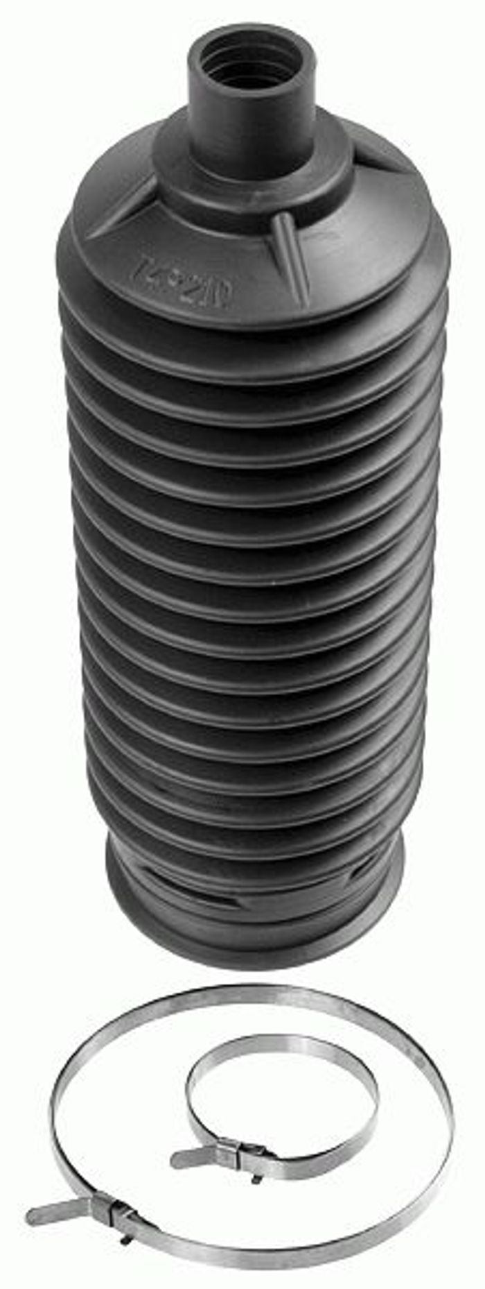Lenkgetriebeschutz L/R (länge186mm 16mm/51mm, Schellen) passt zu: HYUNDAI TUC...