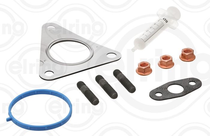 Montageset der Turbokompressors (mit Dichtungen) passt zu: FORD TRANSIT 3.2D...