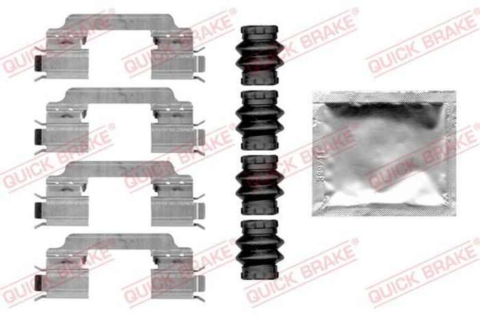 Montagesatz des Bremsklotzes hinten passt zu: MERCEDES CLS (C218), S (A217),...