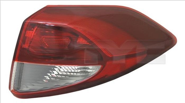Lampe hinten R (äußerer Teil, blinkerfarbe weiß, glasfarbe rot/weiß) passt zu...