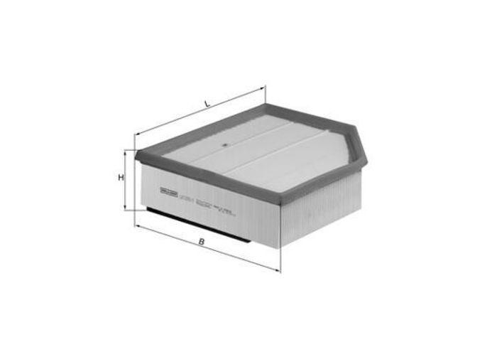 Luftfilter (Filterpatrone) passt zu: VOLVO S60 I, V70 II, XC70 I, XC90 I 2.4D...