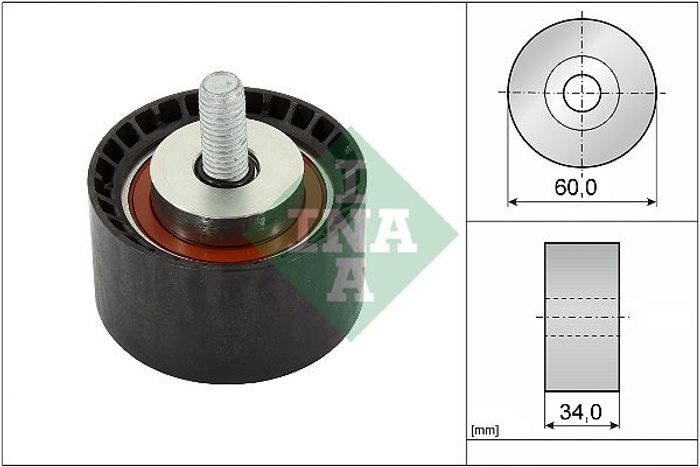 Zahnriemenführungsrolle passt zu: VOLVO S60 II, S80 II, S90 II, V40, V60 I, V...