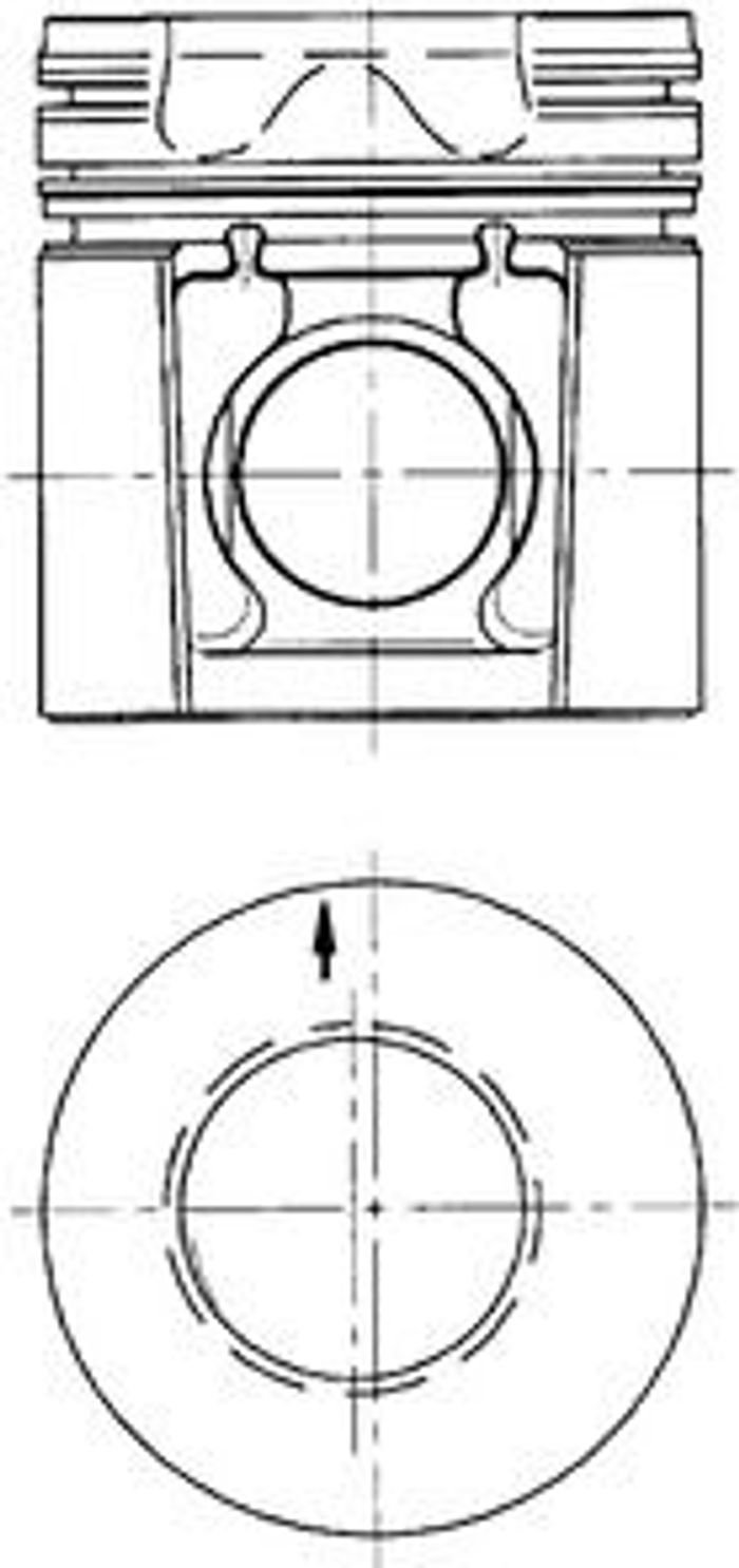 Kolben (durchmesser 106mm, +1,00) passt zu: URSUS 3702, 4022, 4024, 5044, 701...