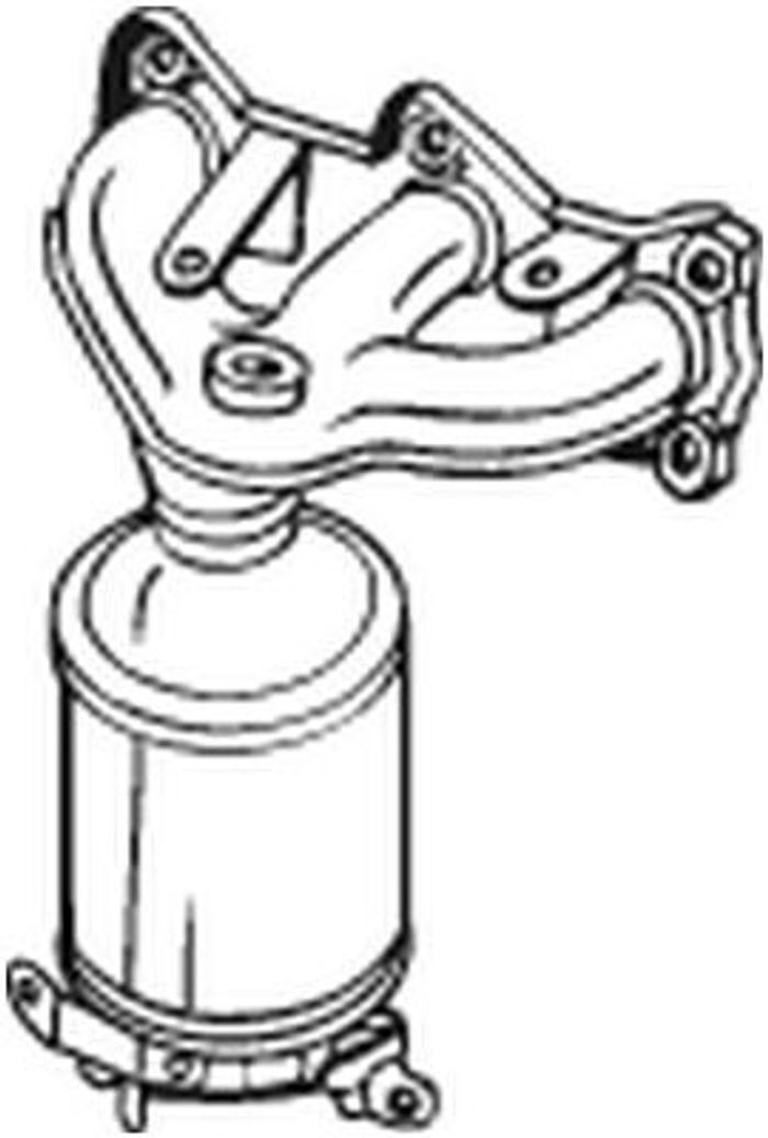 Katalysator EURO 3 passt zu: FORD FIESTA V; SEAT IBIZA III; SKODA FABIA I; VW...
