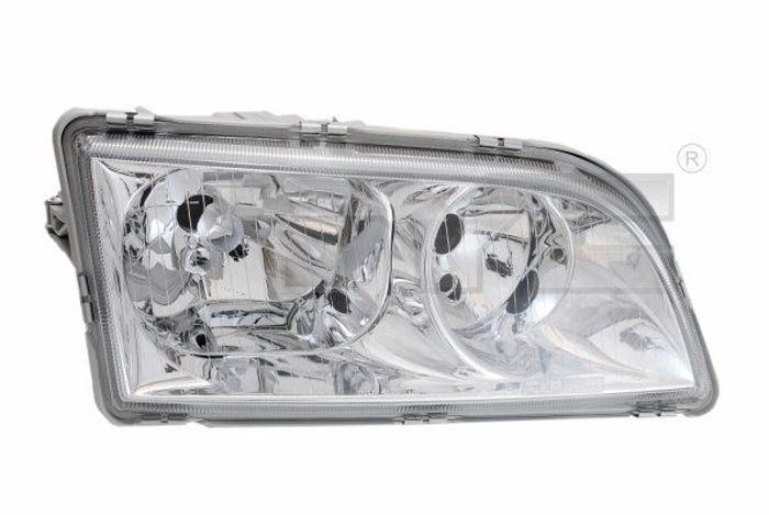 Scheinwerfer R (H7/H7, elektrisch, ohne motor, glattes Glas, einsatzfarbe: ch...