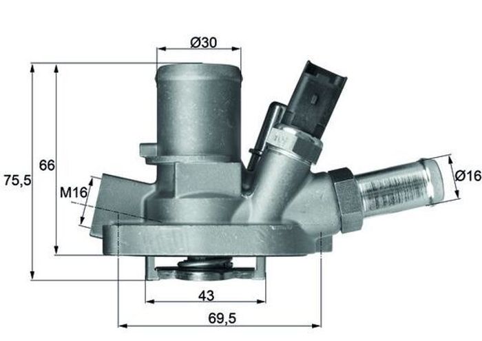 Thermostat, Kühlmittel