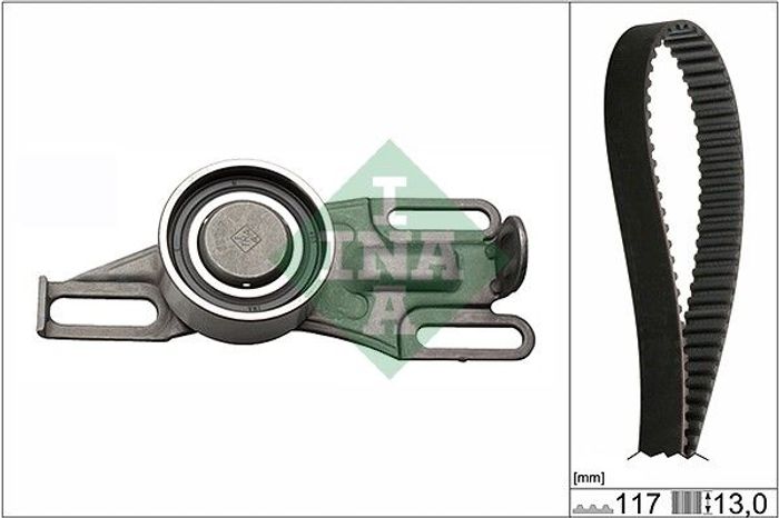 Ventilsteuerung Satz (Riemen + Rolle) passt zu: CITROEN BX, VISA, ZX; PEUGEOT...