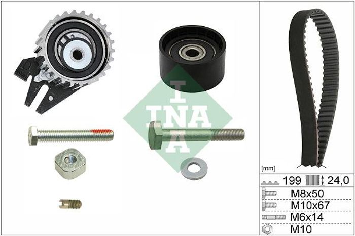 Ventilsteuerung Satz (Riemen + Rolle) passt zu: ALFA ROMEO 147, 156, 159, BRE...