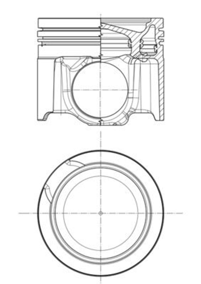 Kolben (durchmesser 132mm 3,5) passt zu: MERCEDES ACTROS MP4 / MP5, ANTOS, AR...