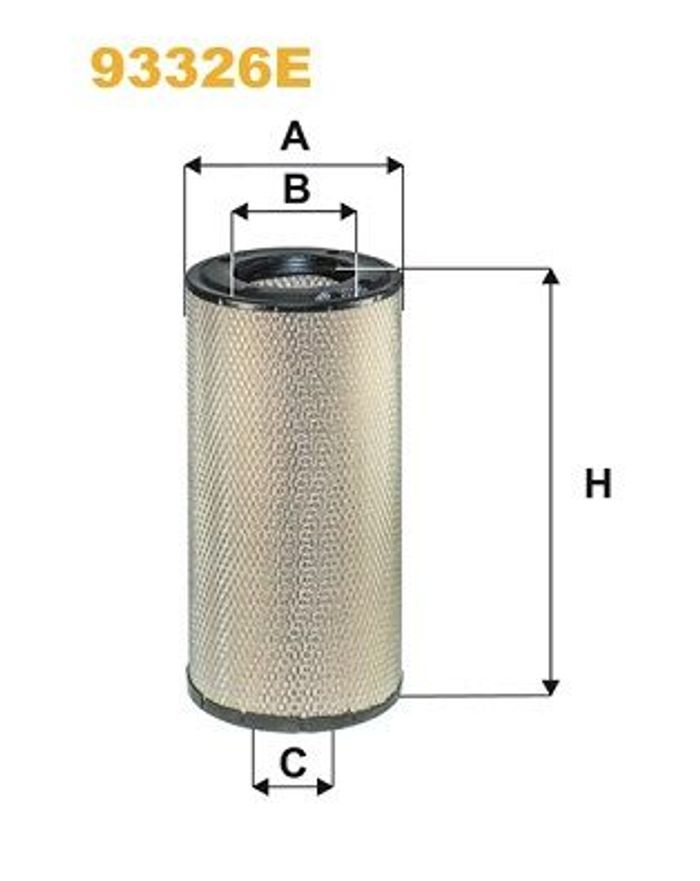 Luftfilter (filterpatrone) passt zu: IRISBUS DAILY TOURYS; IVECO DAILY III, D...