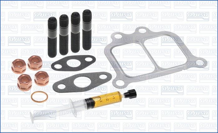 Montageset der Turbokompressors (mit Dichtungen) passt zu: SCANIA R I, T 15.6...