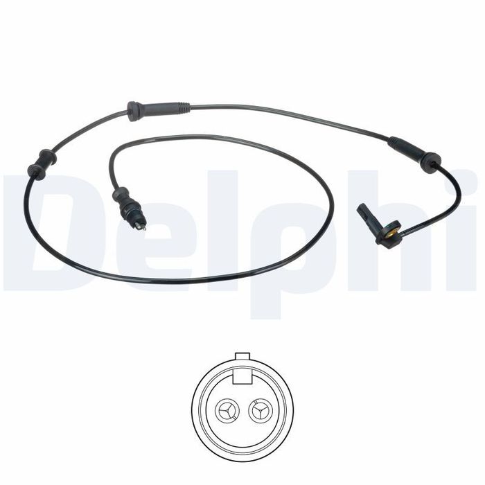ABS-Sensor vorne R passt zu: FIAT BRAVA, BRAVO I 1.2-2.0 10.95-12.02