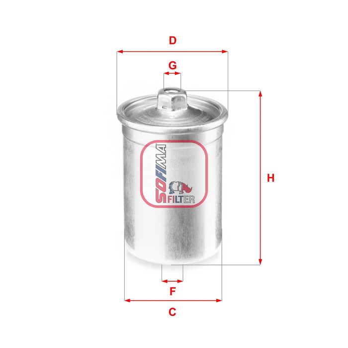 Kraftstofffilter passt zu: VOLVO 240, 260, 440, 460, 480; ALFA ROMEO 164, 75,...