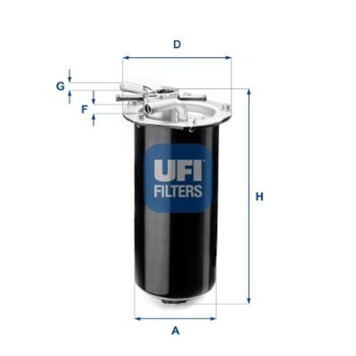 Kraftstofffilter passt zu: RVI D; NISSAN NT500 3.0D 10.13