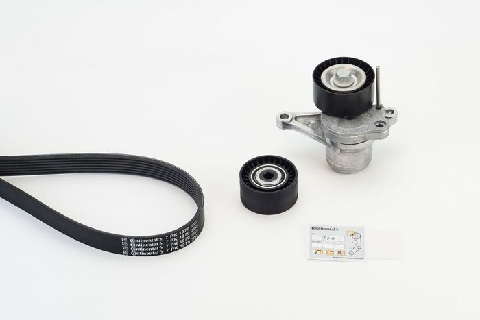 Satz der Rippenriemen (mit Spanner) passt zu: NISSAN NV400, PRIMASTAR; OPEL M...