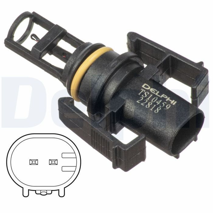 Lufteinlasstemperatursensor passt zu: MERCEDES 124 (C124), 124 T-MODEL (S124)...
