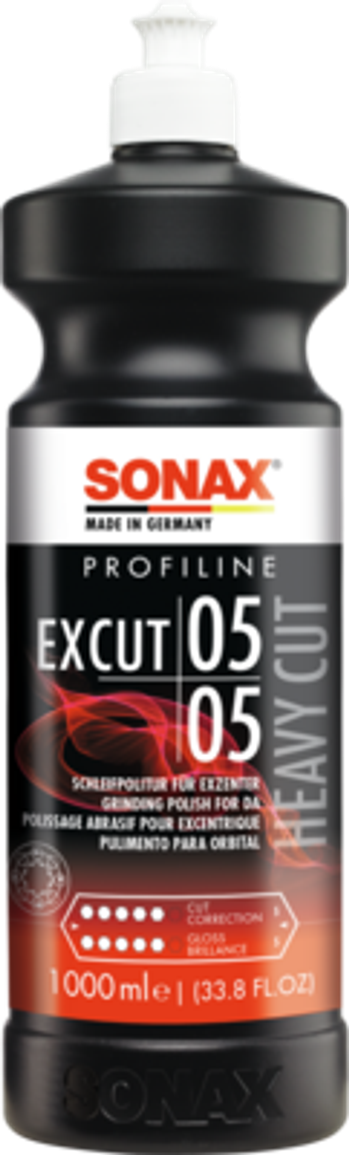Polierpaste 1l SONAX Profiline EXCUT 05/05, mocno?cierna ; abstufung: P1500;...