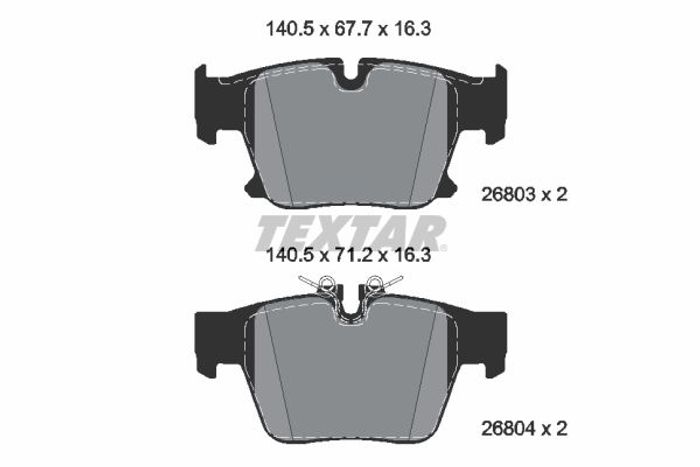 Bremsbelagsatz hinten , passt zu: BMW 1 (E88), 5 (G60, G90, G68), 5 (G61, G99...